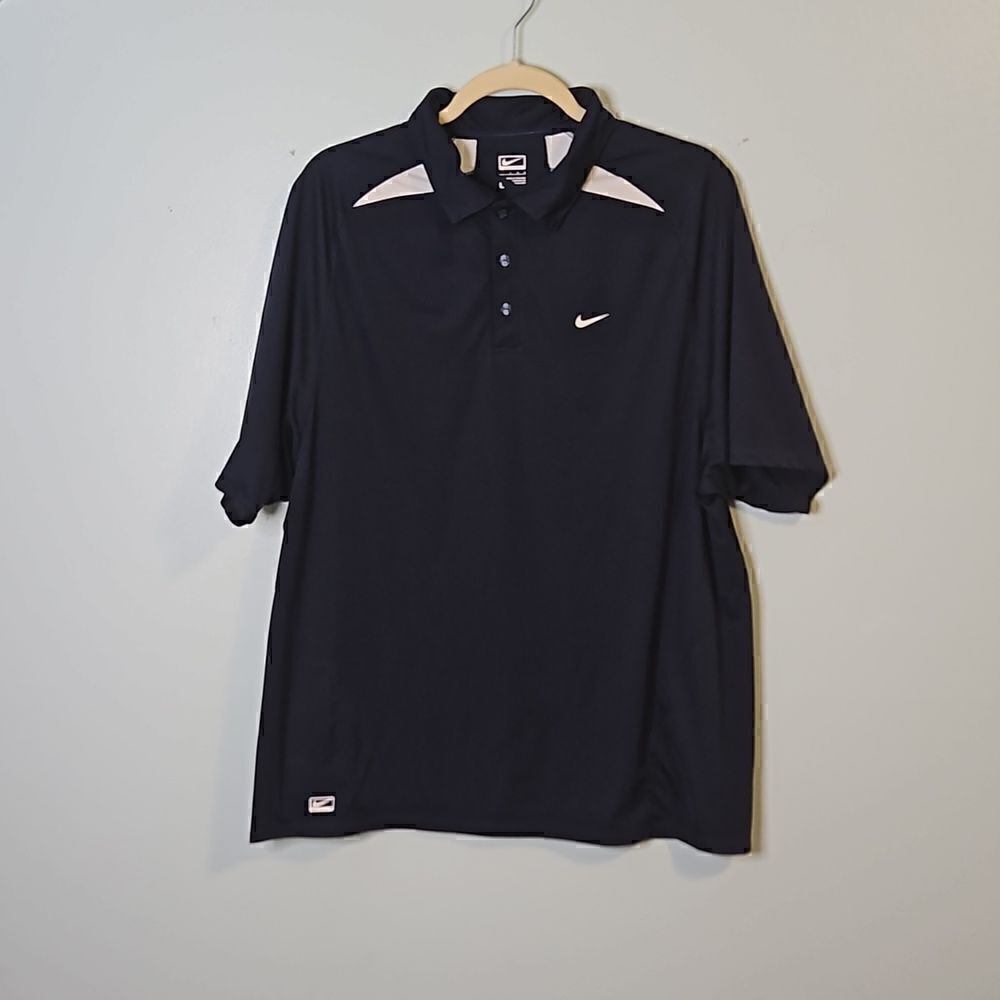 Nike navy blue polo. Size L.